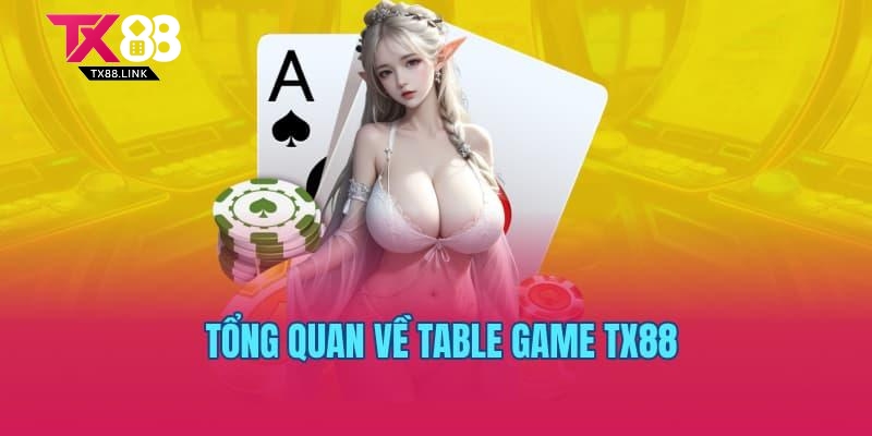 Tổng quan về Table game TX88 